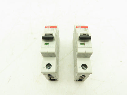 ABB S201M K 20A Mini Circuit Breaker 1-Pole 20 Amp 220V S200 K Curve  LOT OF 2