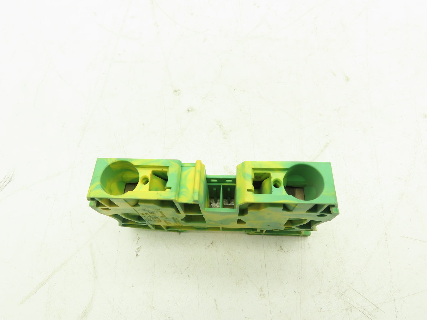 Phoenix Contact ST35-PE Terminal Block 35mm 14-2 AWG Yellow/Green  LOT OF 3