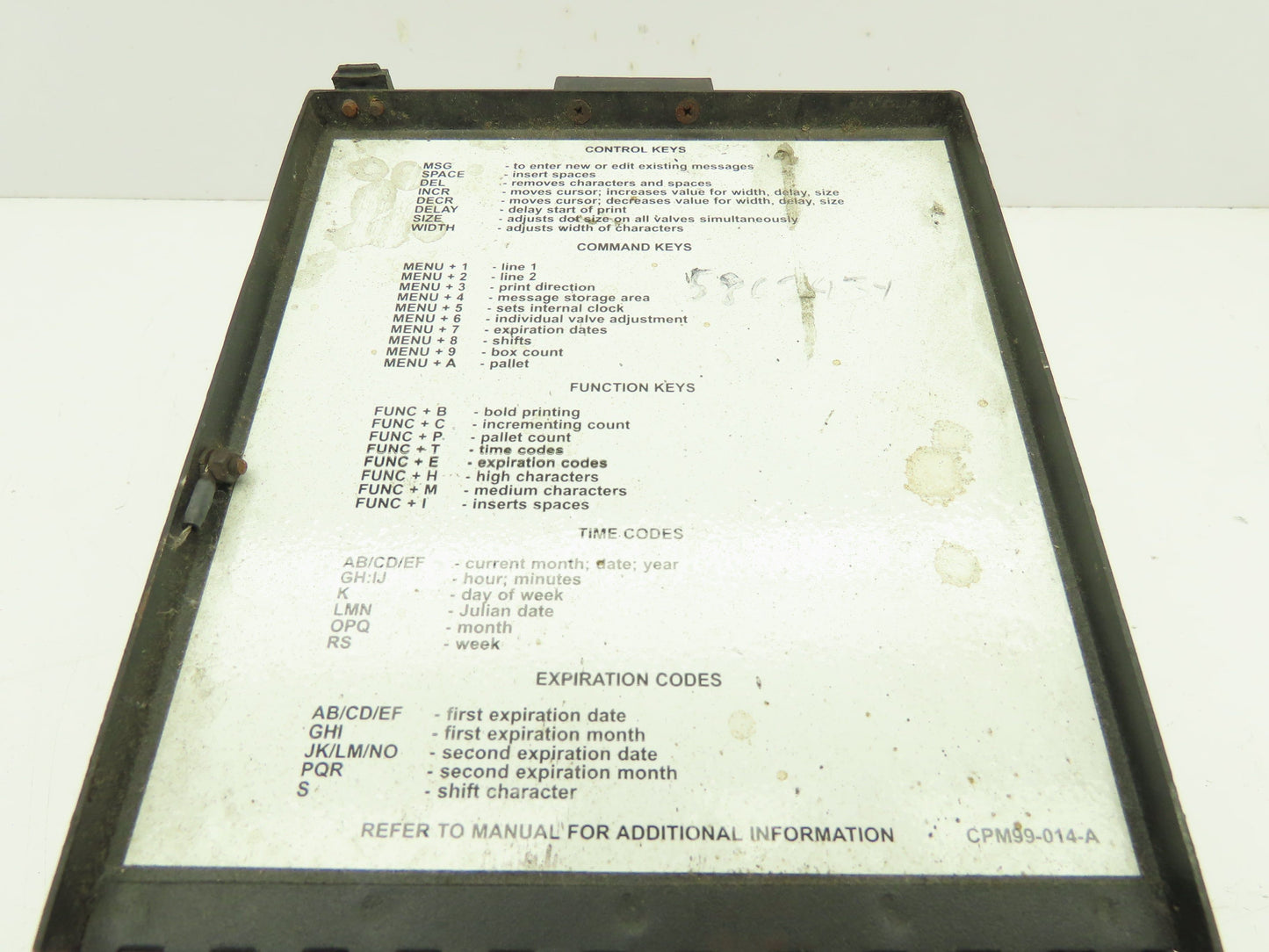 Loveshaw CPFLA0004B ABAL JET Keypad Controller Unit