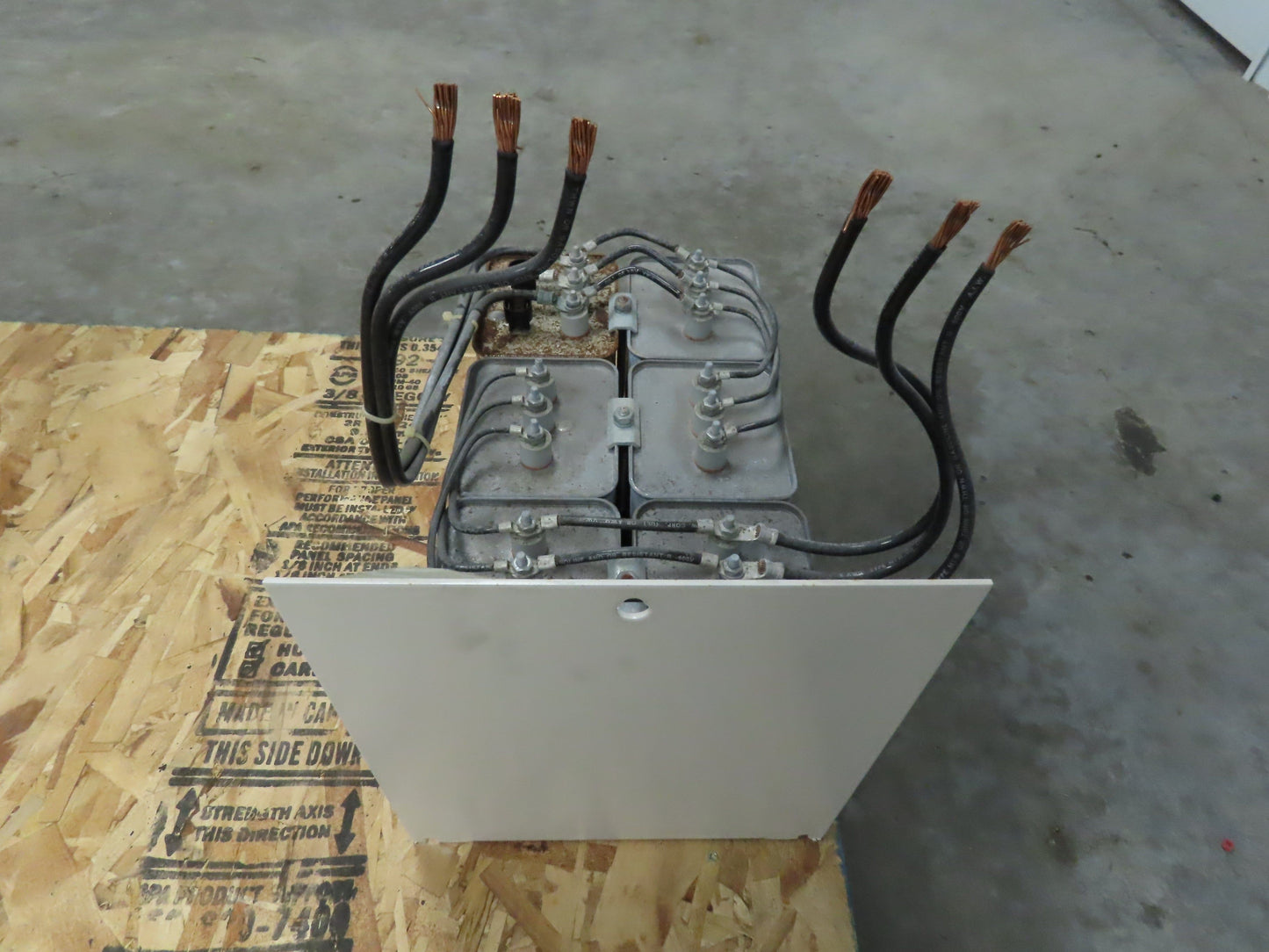 Versatex VTP/43M/2-50 Power Factor Capacitor Bank Versa Tray Pak 2 KVAR 480V 3Ph