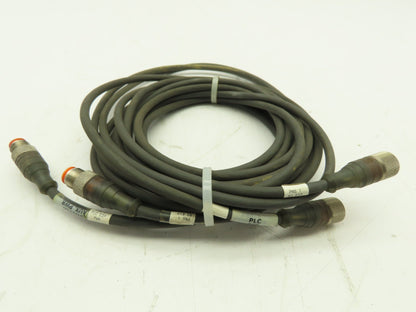 Lumberg RST5-RKT5-228/3M Female/Male 5-Pin Connector Cable 3M  LOT OF 2