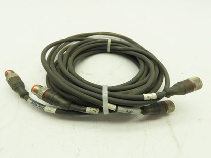 Lumberg RST5-RKT5-228/3M Female/Male 5-Pin Connector Cable 3M  LOT OF 2
