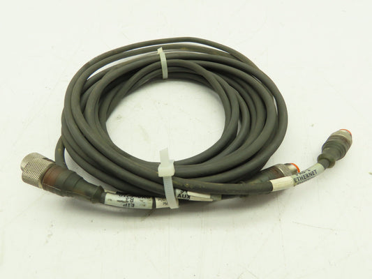 Lumberg RST5-RKT5-228/3M Female/Male 5-Pin Connector Cable 3M  LOT OF 2