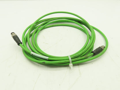Woodhead E11A06011M050 Micro-Change Cordset Cable 4-Pole Male/Male M12 5M
