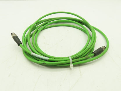 Woodhead E11A06011M050 Micro-Change Cordset Cable 4-Pole Male/Male M12 5M