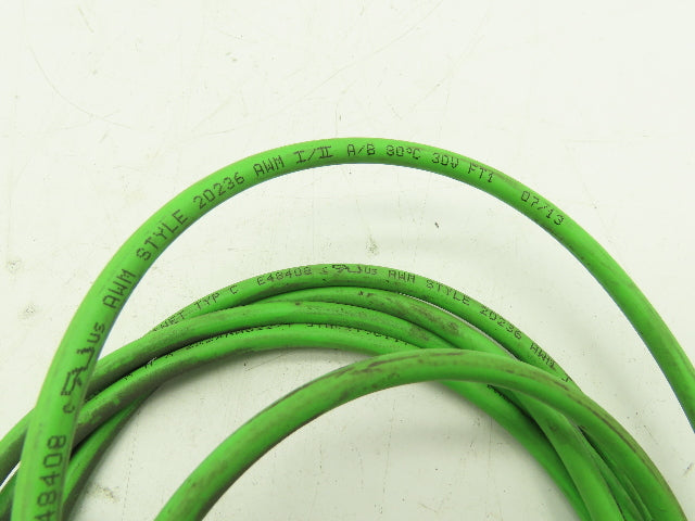 Woodhead E11A06011M030 Micro-Change Cordset Cable 4-Pole Male/Male M12 3M