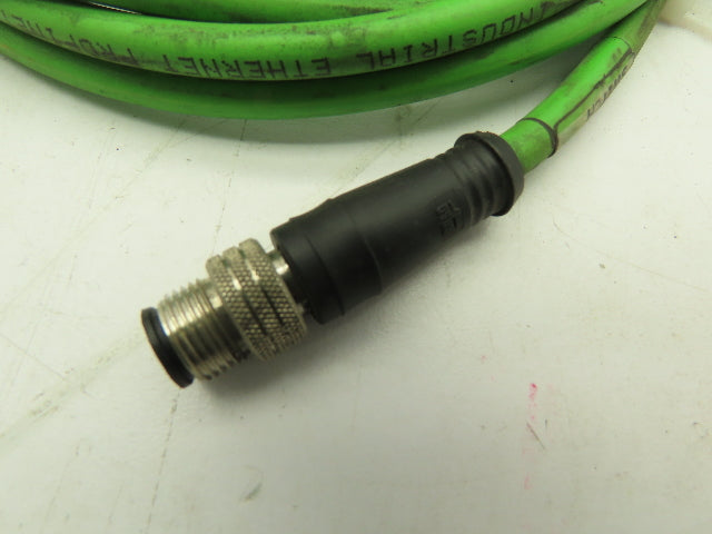 Woodhead E11A06011M030 Micro-Change Cordset Cable 4-Pole Male/Male M12 3M
