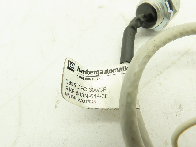 Lumberg 0936 DFC 355/3F Sensor Actuator Cable 5-Pin Female Plug Connector