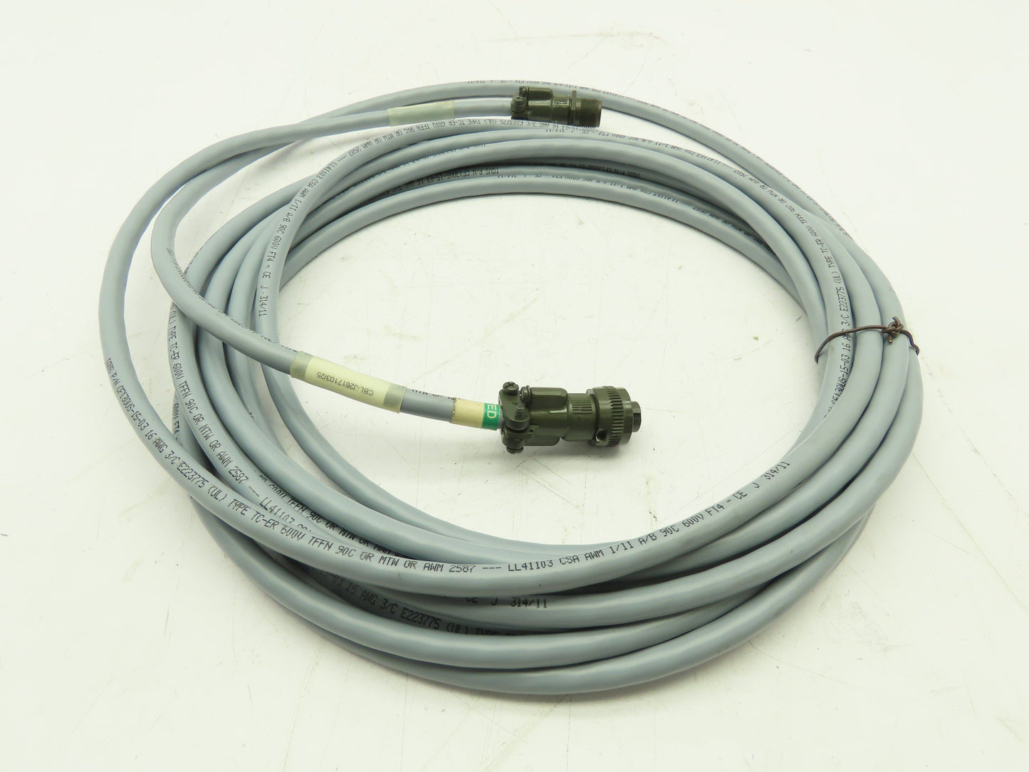 Ormec Igus CBL-J2617103/25 Hi-Flex Motor Brake Cable Extender 3-Pin Male/Female
