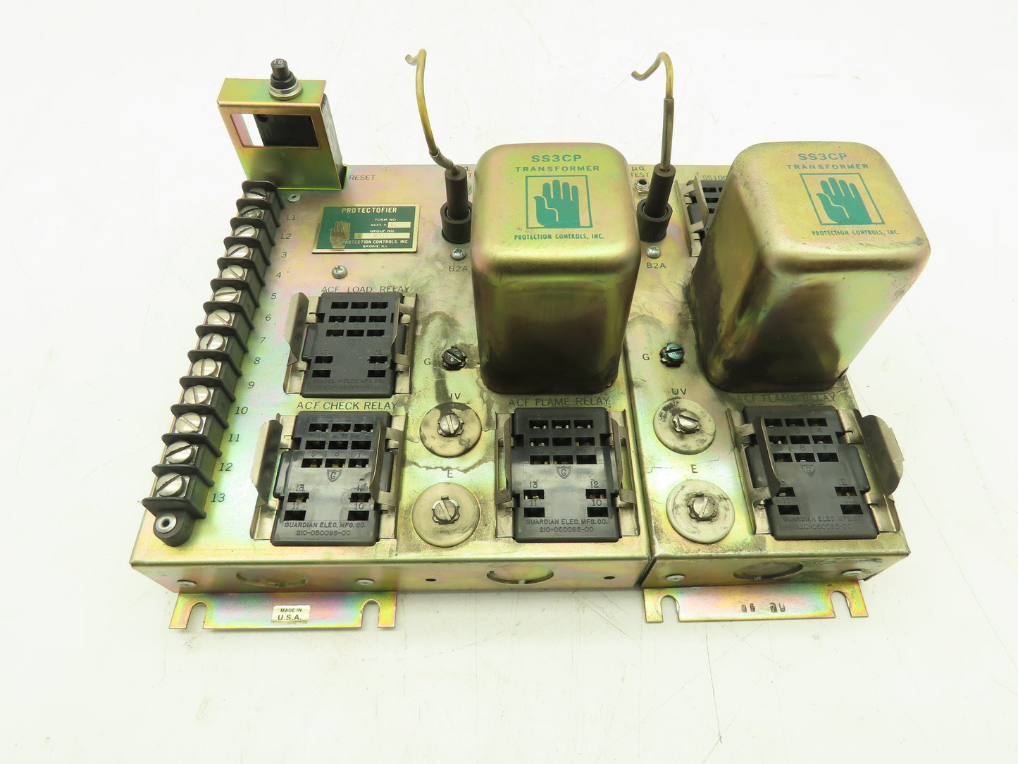 6642-VBL PCI Protectofier 2-Burner Control Combustion Safeguard Monitor Board