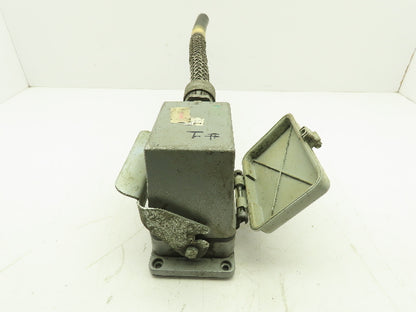 T&B MS 224B Pin & Sleeve Connector Plug 16A 24-Pin Steel Housing Box Side Entry