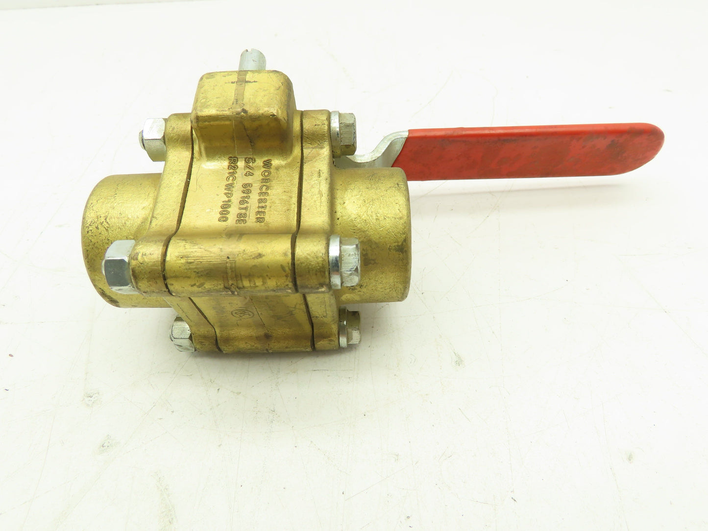 Worcester 5916TSE Brass Ball Valve 3/4" NPT R21CWP1000