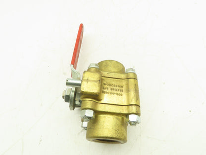 Worcester 5916TSE Brass Ball Valve 3/4" NPT R21CWP1000