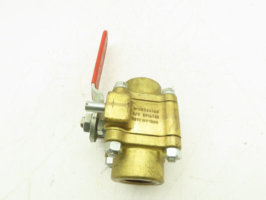 Worcester 5916TSE Brass Ball Valve 3/4" NPT R21CWP1000