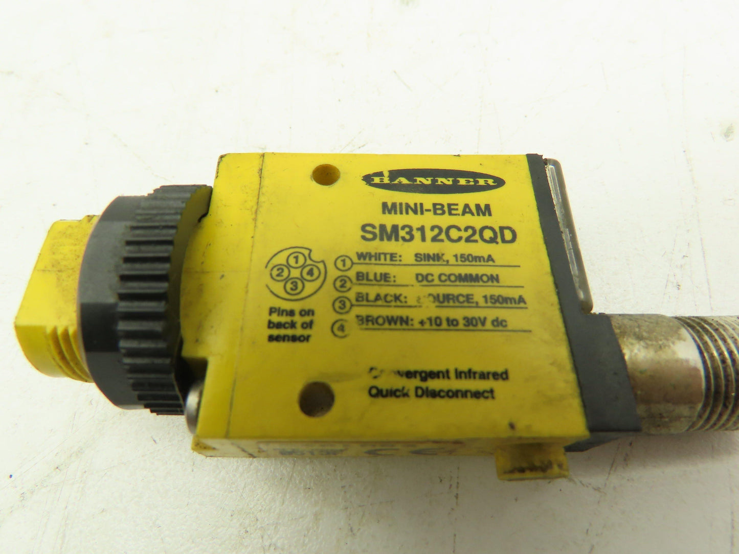 Banner SM312C2QD Mini-Beam 	Proximity Sensor 10-30VDC
