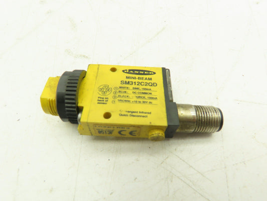 Banner SM312C2QD Mini-Beam 	Proximity Sensor 10-30VDC
