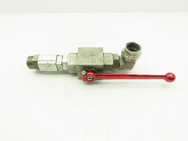 Hydac KHB-25SAE-1114-11X Steel Ball Valve 2-Way 6000 PSI SAE #16