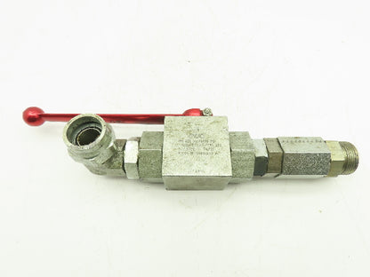 Hydac KHB-25SAE-1114-11X Steel Ball Valve 2-Way 6000 PSI SAE #16