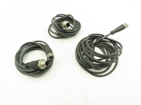 Pepperl+Fuchs 239998-0012 Cordset 4-Pin Connector Cable M12  LOT OF 3
