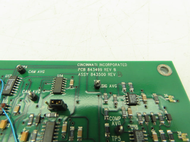 Cincinnati PCB 843499 Circuit Board Card 843499