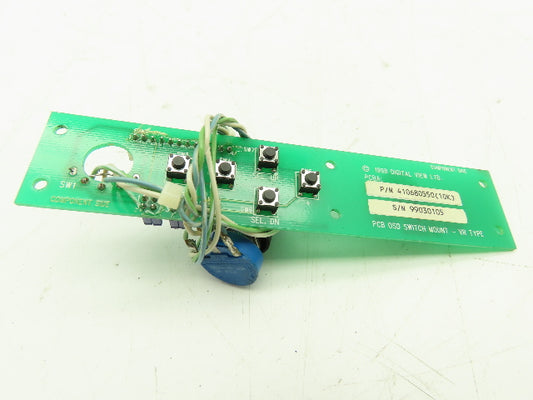 1998 Digital View 410680550 Circuit Board PCB OSD Switch Mount VR Type