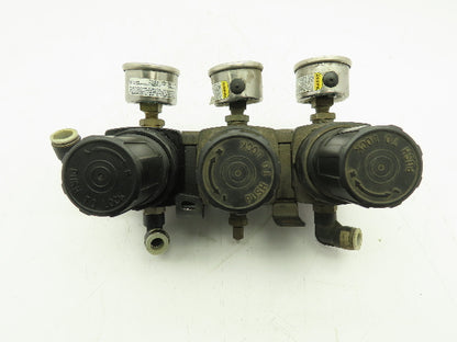 Wilkerson R19-03-CC00 Pneumatic Air Pressure 3 Regulator Assembly 3/8" NPT R19