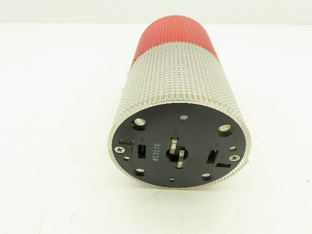 LSL-120R /LSL-120C Litestak Stackable Beacon Light Status Indicator RED/WHITE