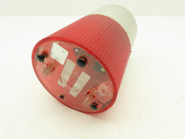LSL-120R /LSL-120C Litestak Stackable Beacon Light Status Indicator RED/WHITE