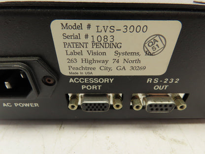 LVS Label Vision Systems LVS3000 Label Reader Meter