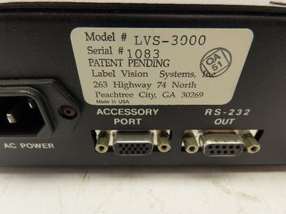LVS Label Vision Systems LVS3000 Label Reader Meter
