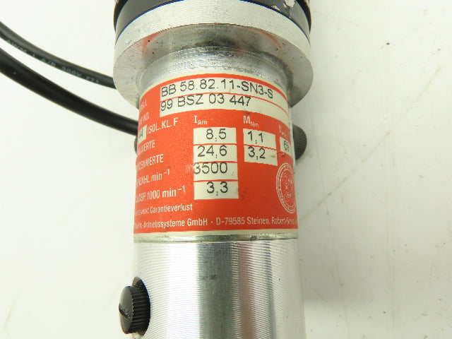 BOB Elektr Siemens BB 58.82.11-SN3-S Servo Motor Encoder