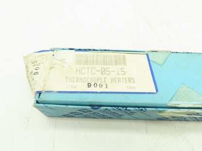 DME Watlow HCTC-05-15 Thermocouple Cartridge Firerod Tube Heater 240V 1980W 15"