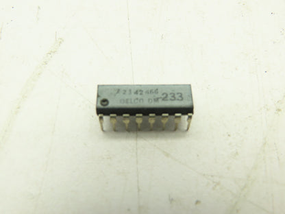 Delco DM233 Audio/Video DIP IC 16-Pin Integrated Circuit 72342466  LOT OF 20