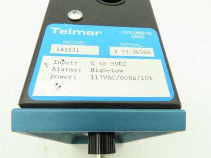 AnaLynk Telmar 543231 Signal Alarm 0-5VDC High-Low 117VAC 500 Series Analog Dial