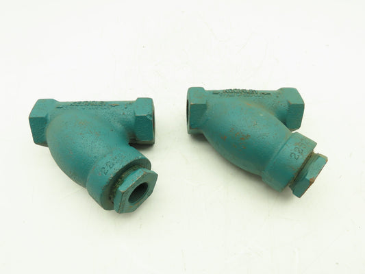 Keckley 22525 Wye 1" Y Mesh Strainer Screener Cast Iron Style B 250 Lbs LOT OF 2