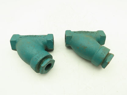Keckley 22525 Wye 1" Y Mesh Strainer Screener Cast Iron Style B 250 Lbs LOT OF 2