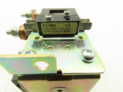 Contact Ind CT100C-12D2 Contactor 10A 125/250VAC 11-504