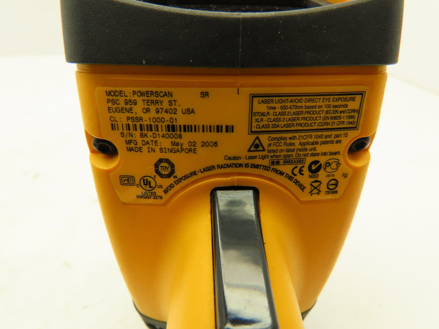 PSC Powerscan PSSR-1000-01 Datalogic Barcode Scanner Standard Range Corded