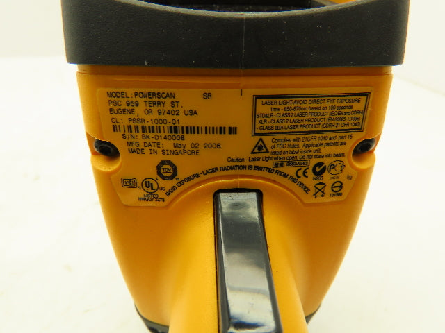 PSC Powerscan PSSR-1000-01 Datalogic Barcode Scanner Standard Range Corded