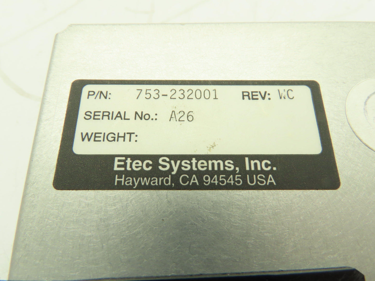 Etec D753-2320 BSE Preamp Gain Module 753-232001