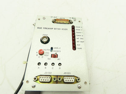 Etec D753-2320 BSE Preamp Gain Module 0753-2320-00