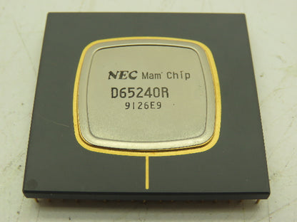 NEC D65240R Processor Mam Chip CPU Circuit Microprocessor Computer Chip Gold Pin