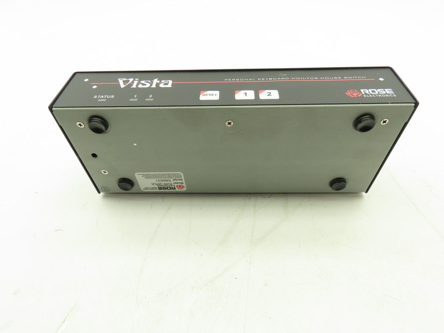Rose Vista KVM-2PCA Personal Keyboard-Monitor-Mouse 2-Port KVM Switch