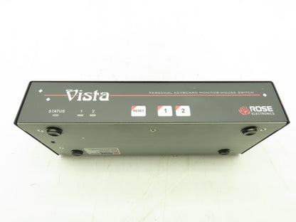 Rose Vista KVM-2PCA Personal Keyboard-Monitor-Mouse 2-Port KVM Switch