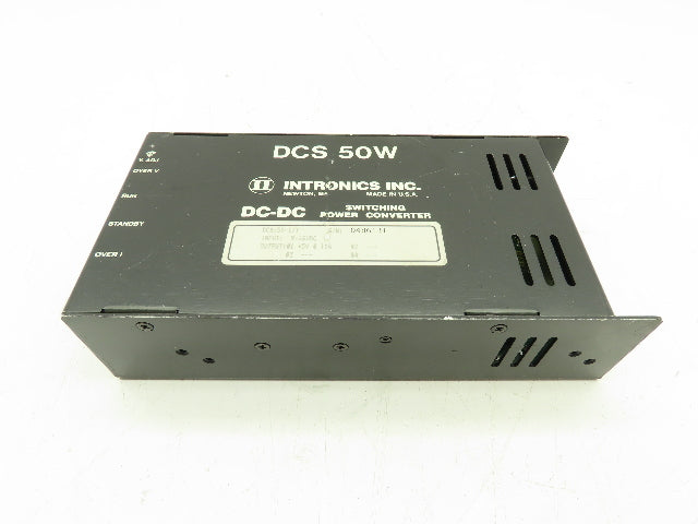 Intronics DCS-50W-1/1 DC-DC Switching Power Converter 9-18 VDC 12Pt