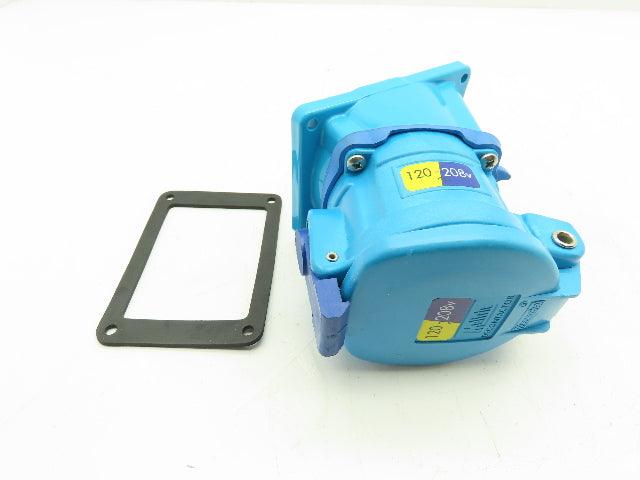 Meltric 33-34167 Pin & Sleeve Receptacle 30A 120-208V Decontactor Plug 3R