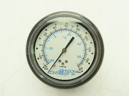 Johnson Controls T-5500-1054 Pneumatic Temperature Indicator Gauge 3.5" -40-160F