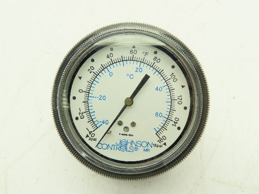 Johnson Controls T-5500-1054 Pneumatic Temperature Indicator Gauge 3.5" -40-160F