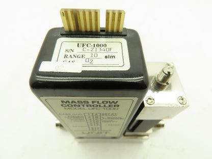 Unit Instruments UFC-1000 Mass Flow Controller Gas O2 10 slm 500 PSI Card Edge