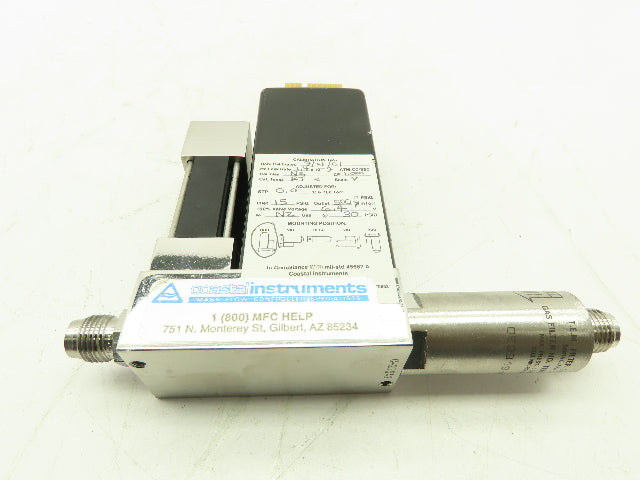 Unit Instruments UPC-1000 Pressure Controller Gas N2 225 sccm 500 PSI Card Edge